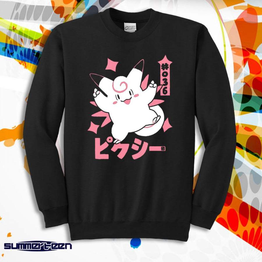 Clefable Pokemon Pixy Pokemon Men’S Sweatshirt