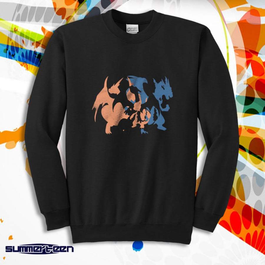 Charizad Pokemon Evolution Men’S Sweatshirt