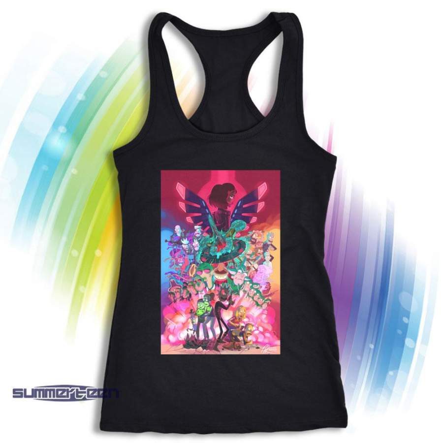 A Epick Rick And Morty Heroes Women’S Tank Top Racerback