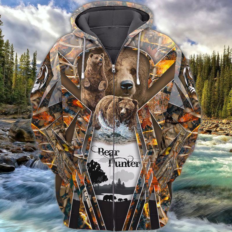 3D Full Print Nvc97 Hunting Unisex 3D Hoodie T Shirt All Over Print Plus Size S-5Xl