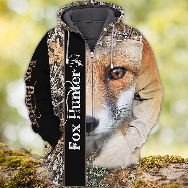 Fox Hunting 3D Full Print Unisex 3D Hoodie T Shirt All Over Print Plus Size S-5Xl