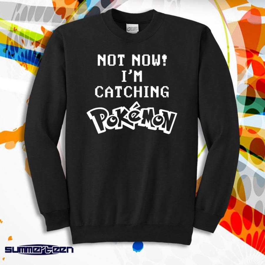 Catching Pokemon Go Hunt Mens Gamer Mystic Instinct Valor Gift Men’S Sweatshirt