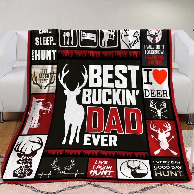 Hunting Dad Blanket