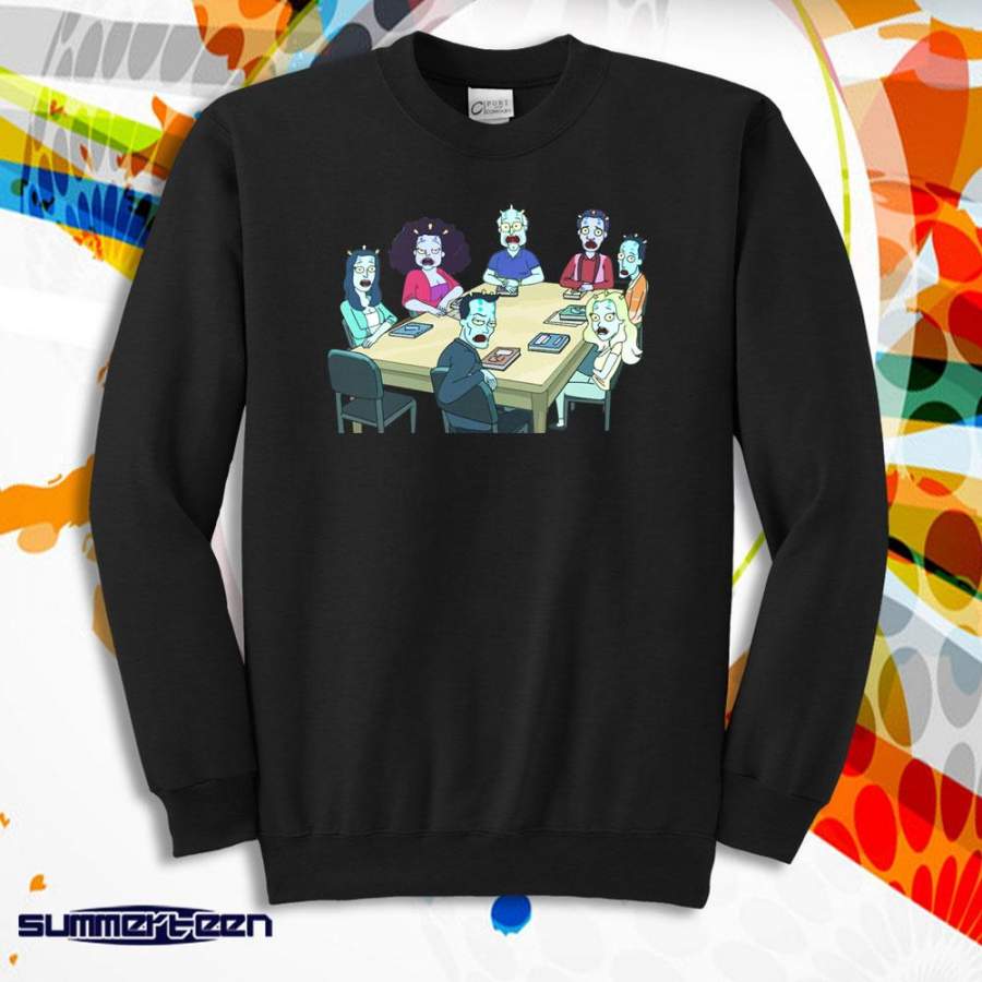 Community Rick And Morty Style Men’S Sweatshirt