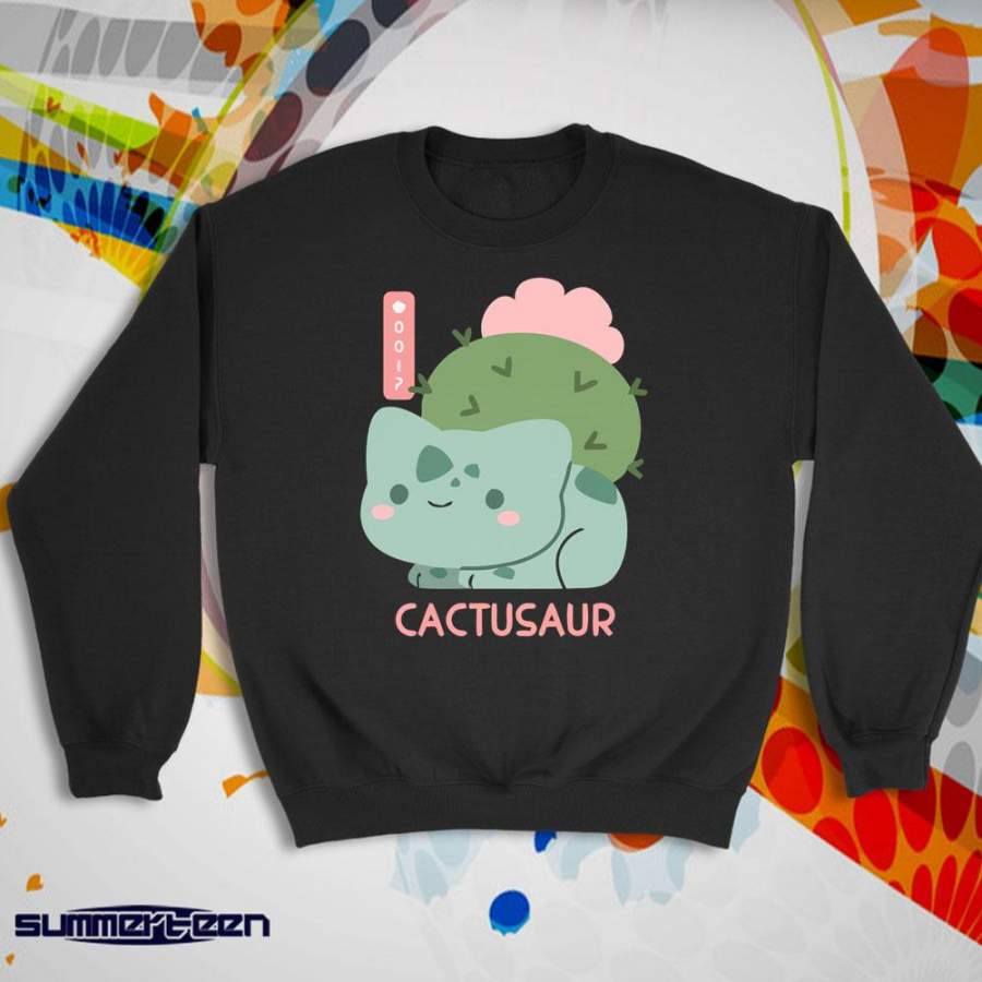 Bulbasaur Cactusaur Pokemon Funny Women’S Sweatshirt