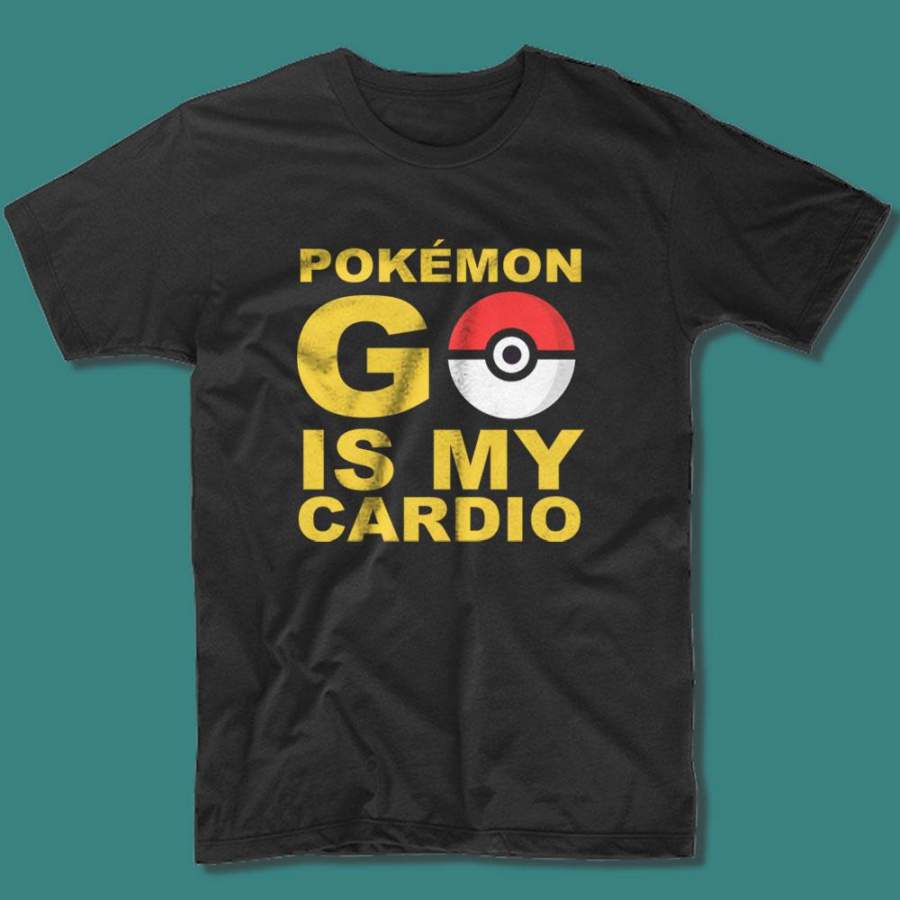 Pokemon Go Is My Cardio Pokeball Funny Men’S T Shirt