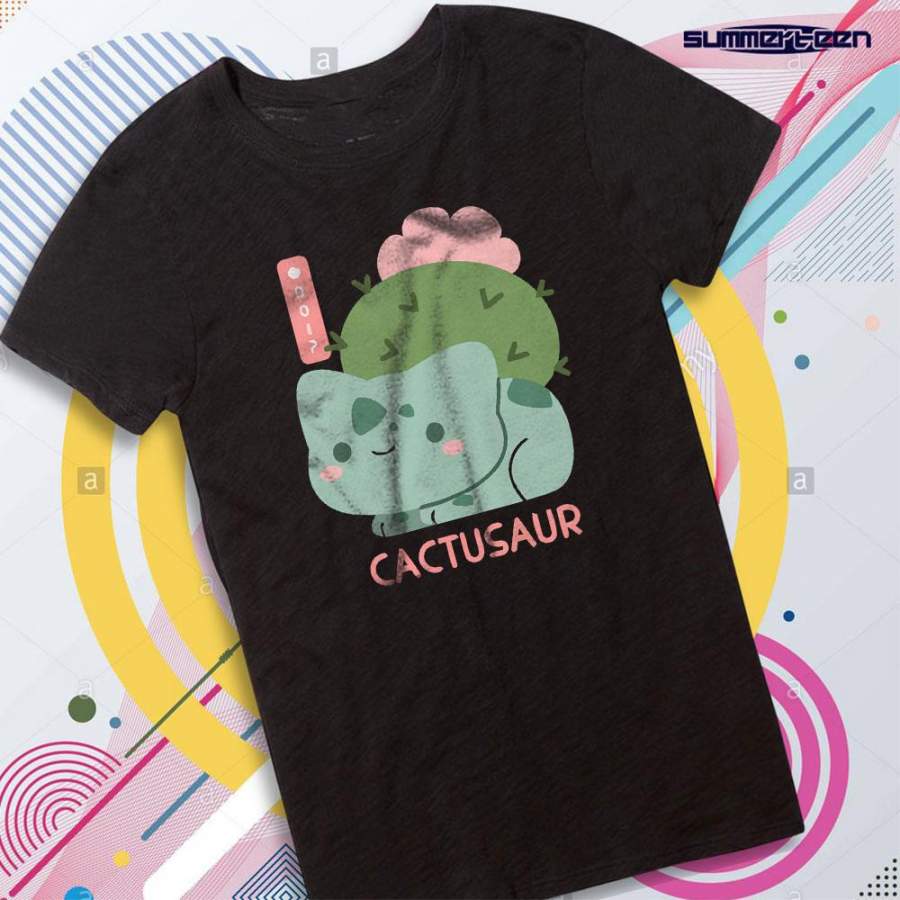 Bulbasaur Cactusaur Pokemon Funny Women’S T Shirt