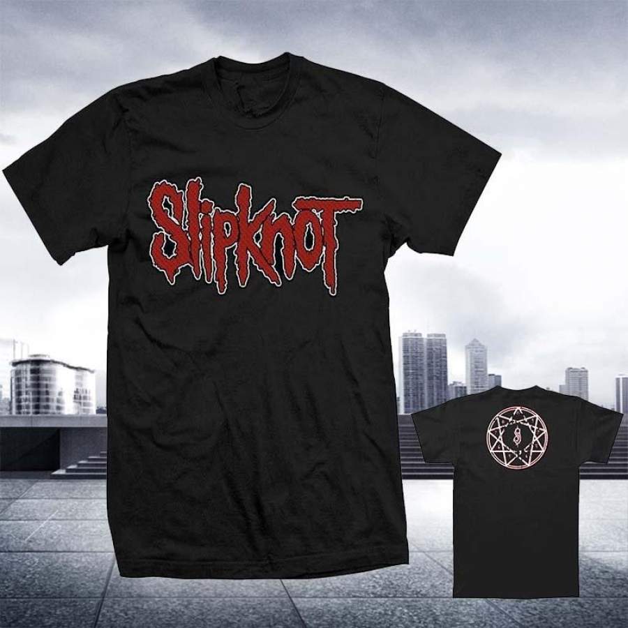 100% Soft Cotton Men’s Slipknot Wave Black T-Shirt