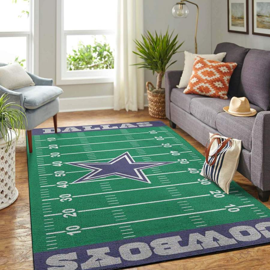 Dallas Cowboys Area Rug DLB2608, Football Area Rug Floor Decor