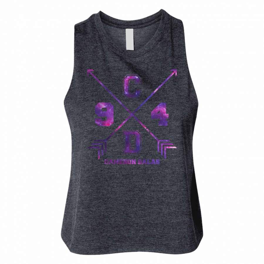 Cameron Dallas Galaxy Color Woman Crop Tanktop