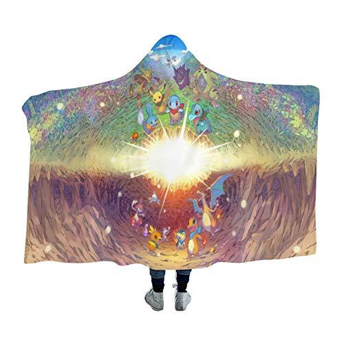 Anime Winter Wearable Blankets – Pokemon Mystery Dungeon Hooded Blankets