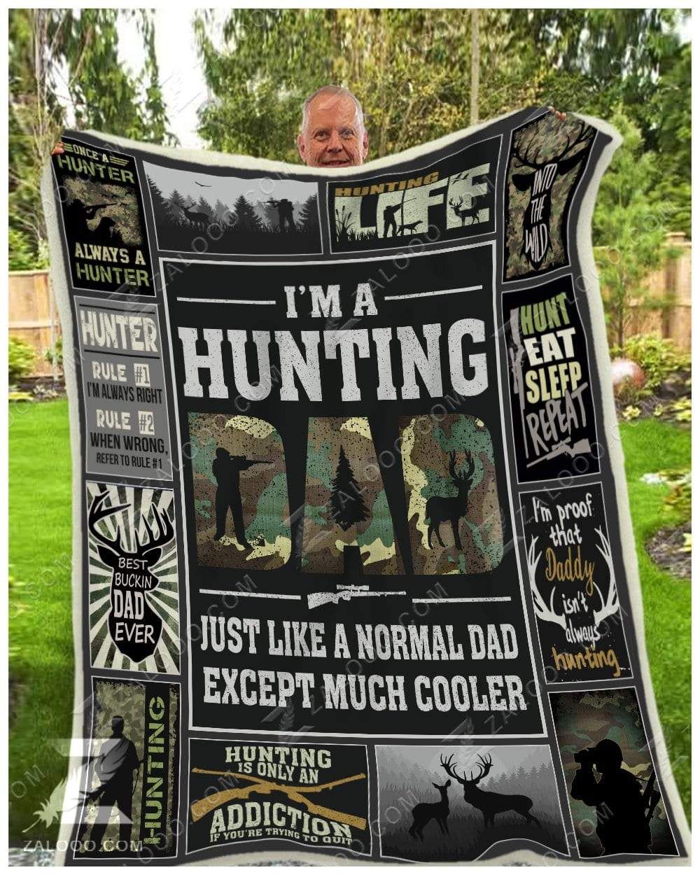 Blanket – Hunting – I’m A Hunting Dad Family Gift Ideas Cozy Sherpa Blanket, Gift Fleece Blanket, Custom Blankets, Picnic Blanket, Electric Blanket, Heated Blanket, Gravity Blanket