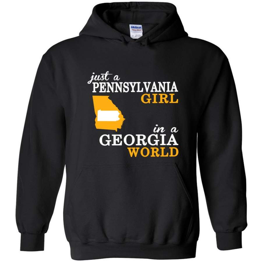 Just A Pennsylvania Girl In A Georgia World – Hoodie