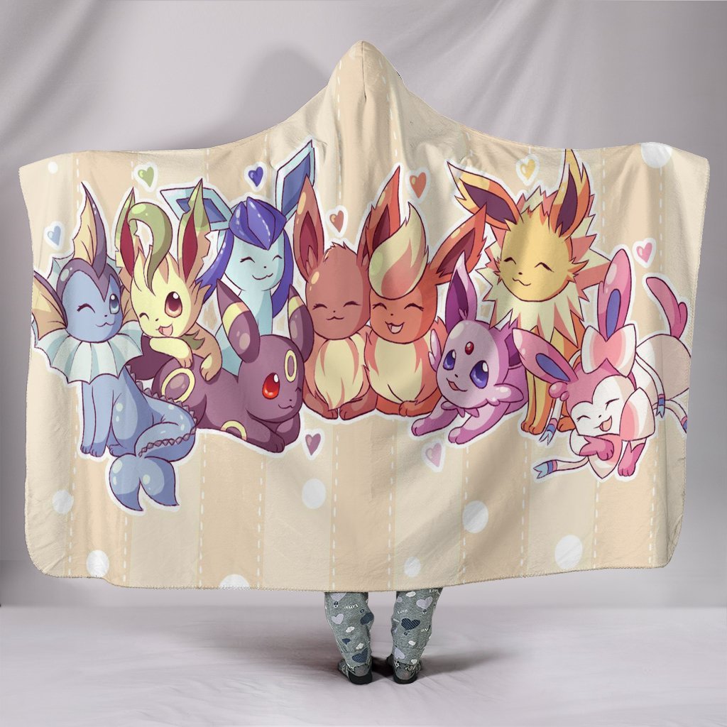 Pokemon Hooded Blankets – Pokemon Eevee Hooded Blanket