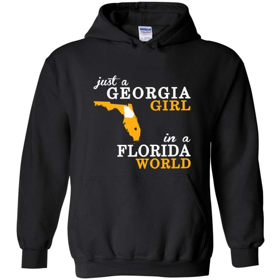 Just A Georgia Girl In A Florida World – Hoodie