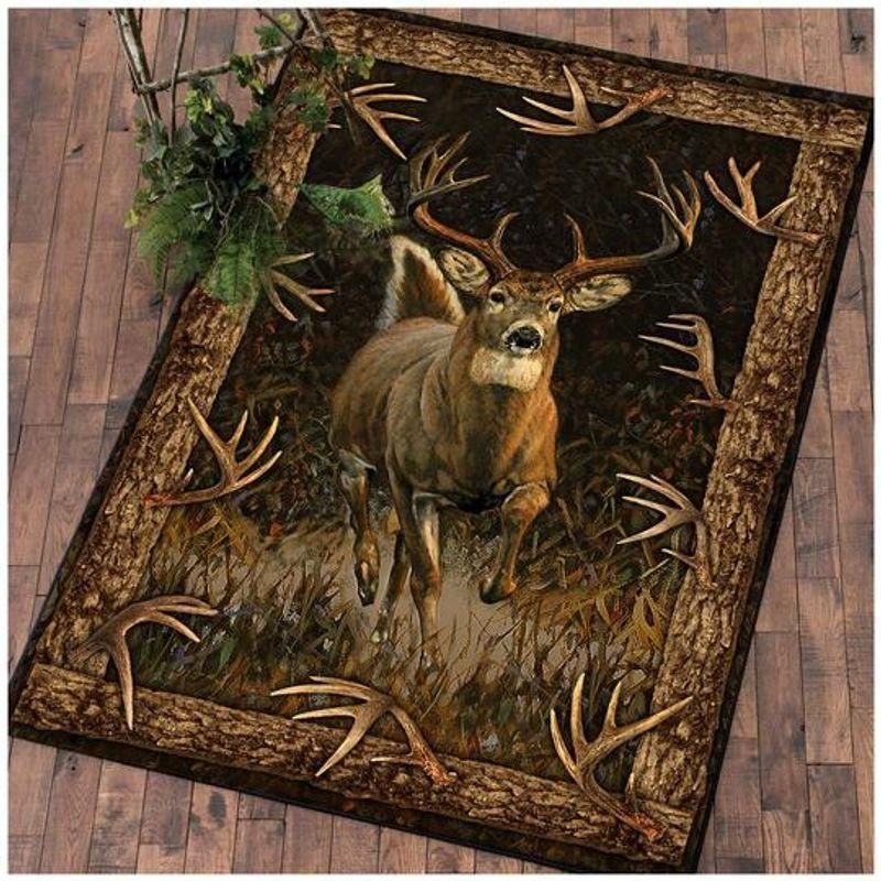 Awesome Deer Hunting Rectangle GS-CL-DT2204 Rug