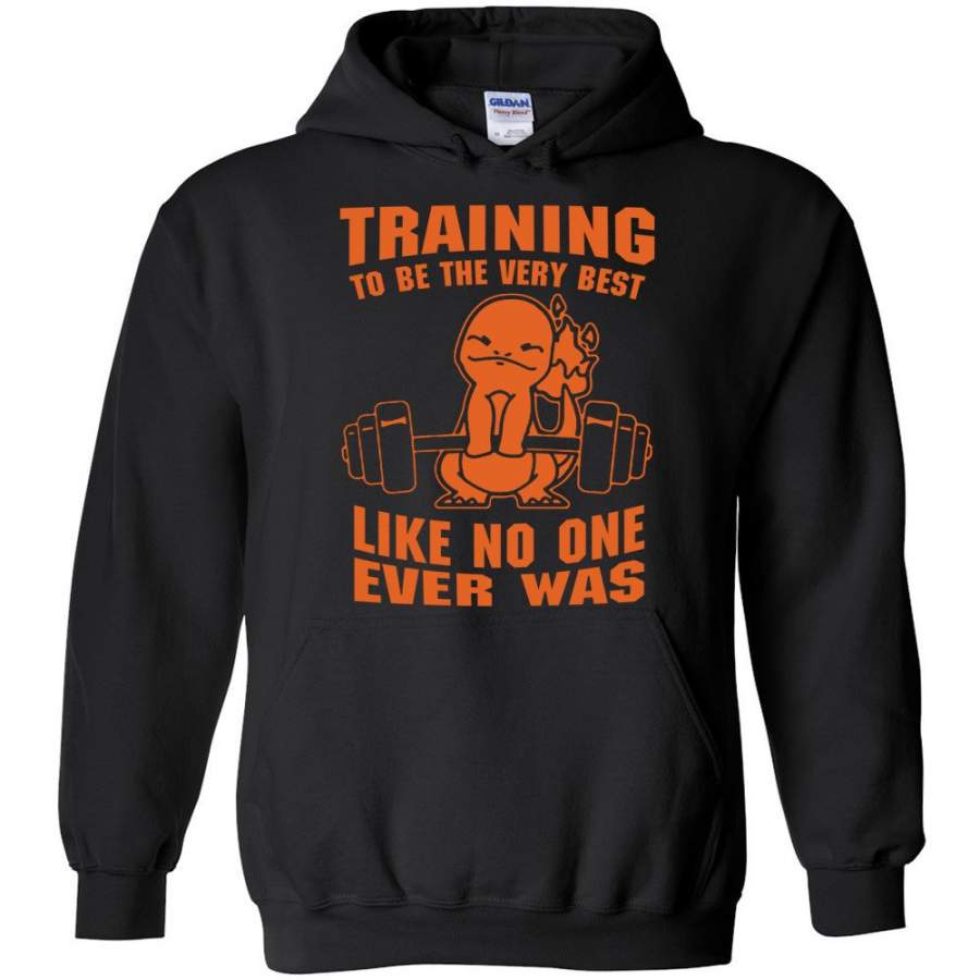 Training To Be The Best Like No One Ever Was Pokemon Gym Charmander – Hoodie