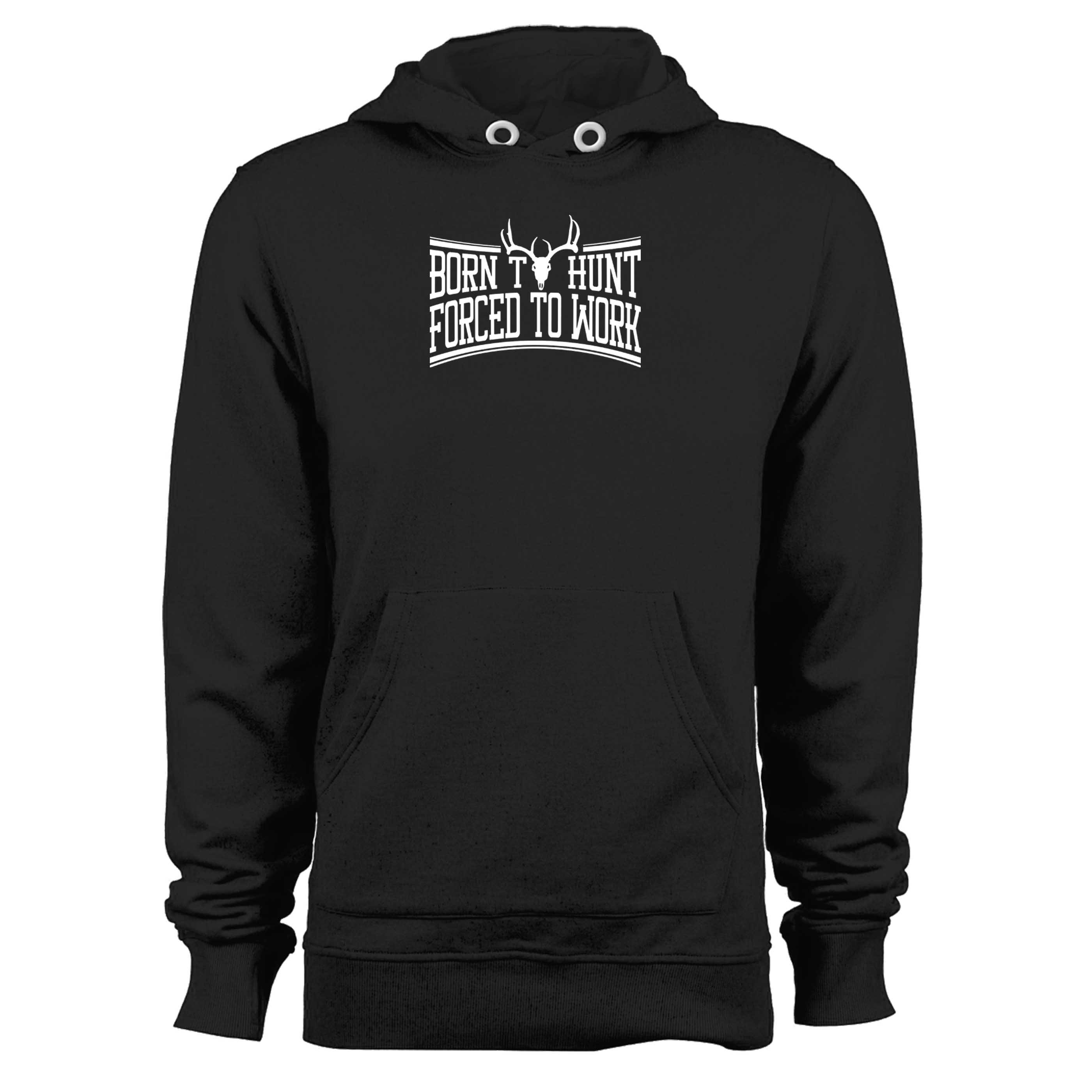 Born To Hunt Forced To Work Hunting Gift For Dad Hunting Gift For Grandpa Deer Season Unisex Hoodie