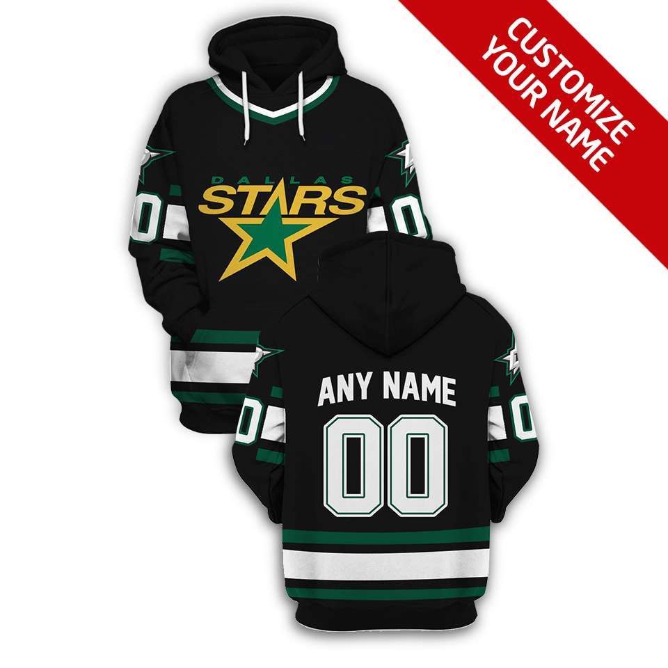 Customized Name Dallas Stars 3D Hoodie