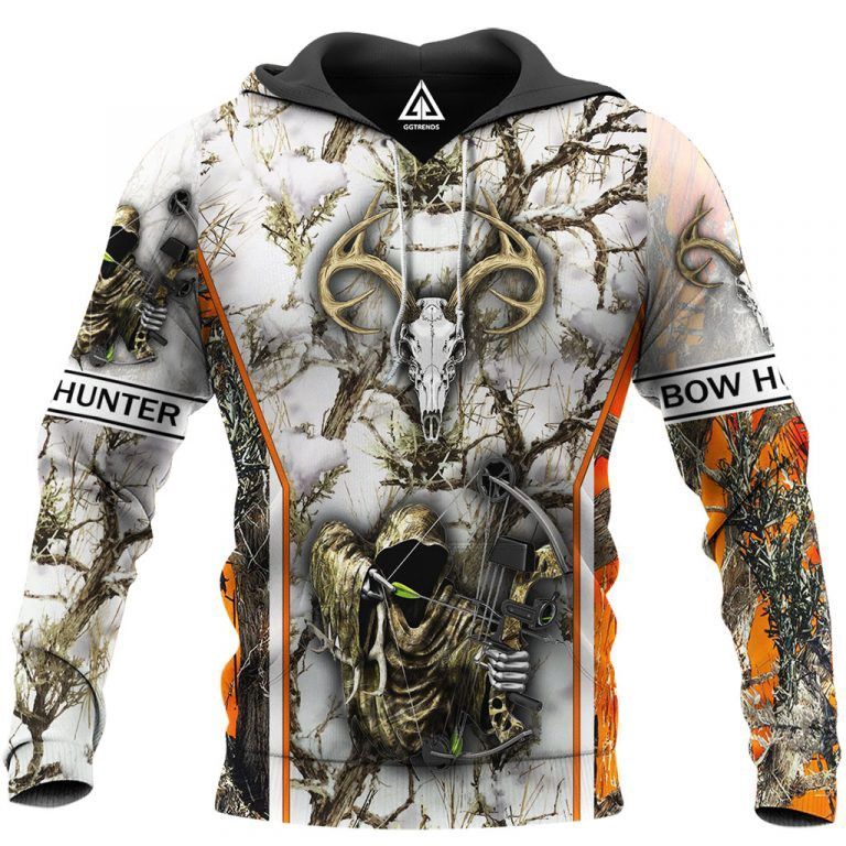 Bow Hunting Winter 3D Hoodie All Over Printed Hoodie