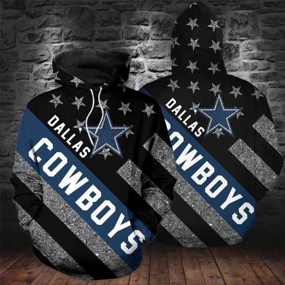 Dallas Cowboys 3D Hoodie Hoodie