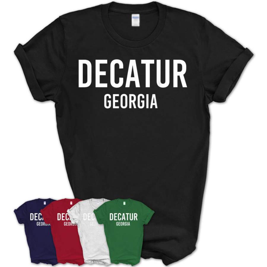 Decatur Georgia Ga Usa Patriotic Vintage Sports T-Shirt