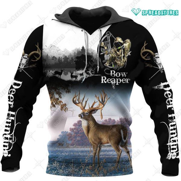 Bow Reaper Deer Hunting 3D Hoodie For Men For Women All Over Printed Hoodie