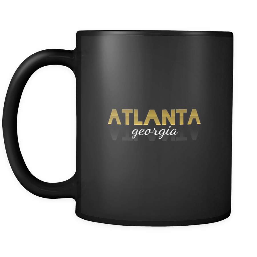 Atlanta Georgia GA State American Black Mug 11oz