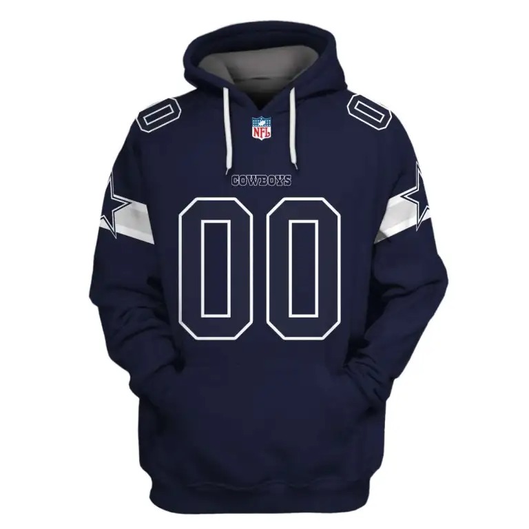 Dallas Cowboys Custom Your Name And Number 3D Shirt Hoodie ?C Bbs