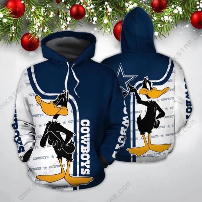 Dallas Cowboys Daffy Duck 3d over print hoodie – LIMITED EDITION