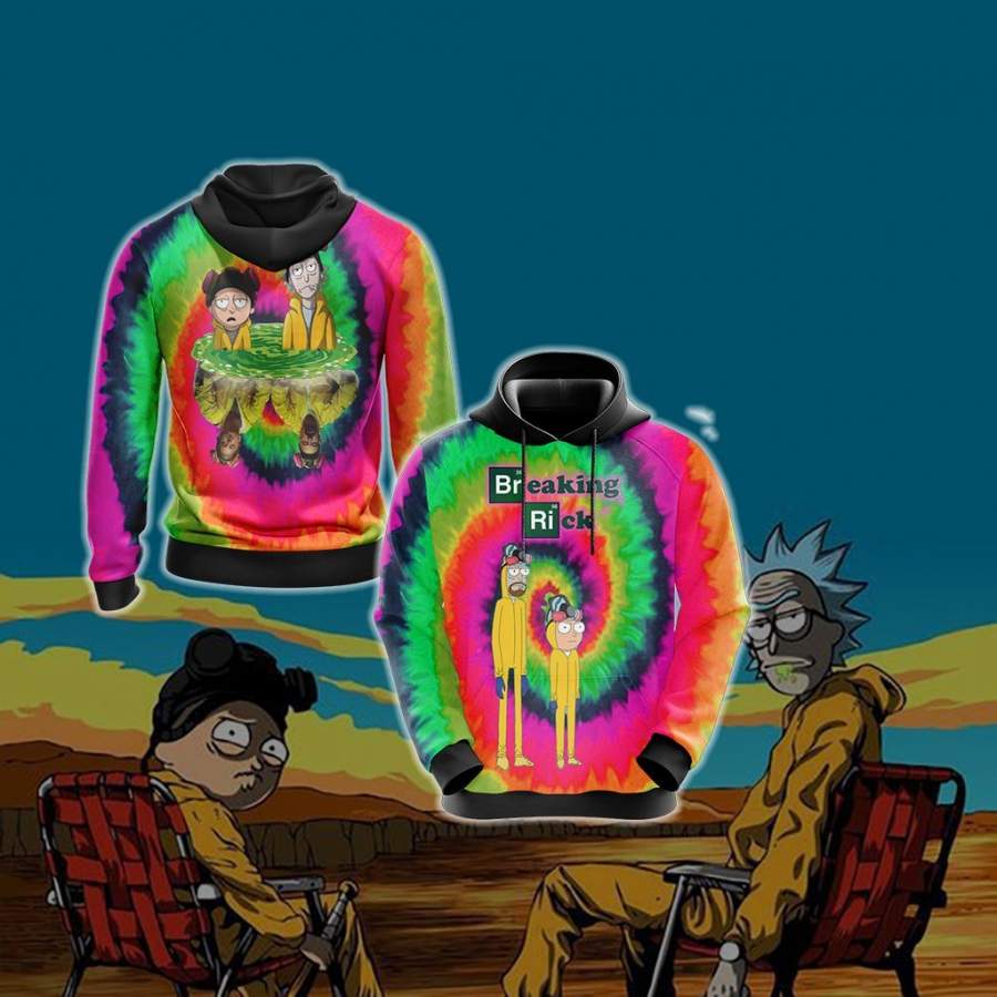 Breaking Bad x Rick and Morty Unisex 3D Hoodie