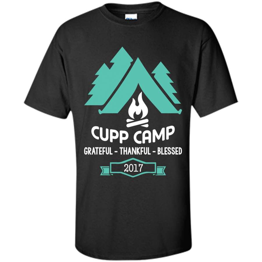 Camping T-shirt Cupp Camp Grateful – Thankful – Blessed 2017