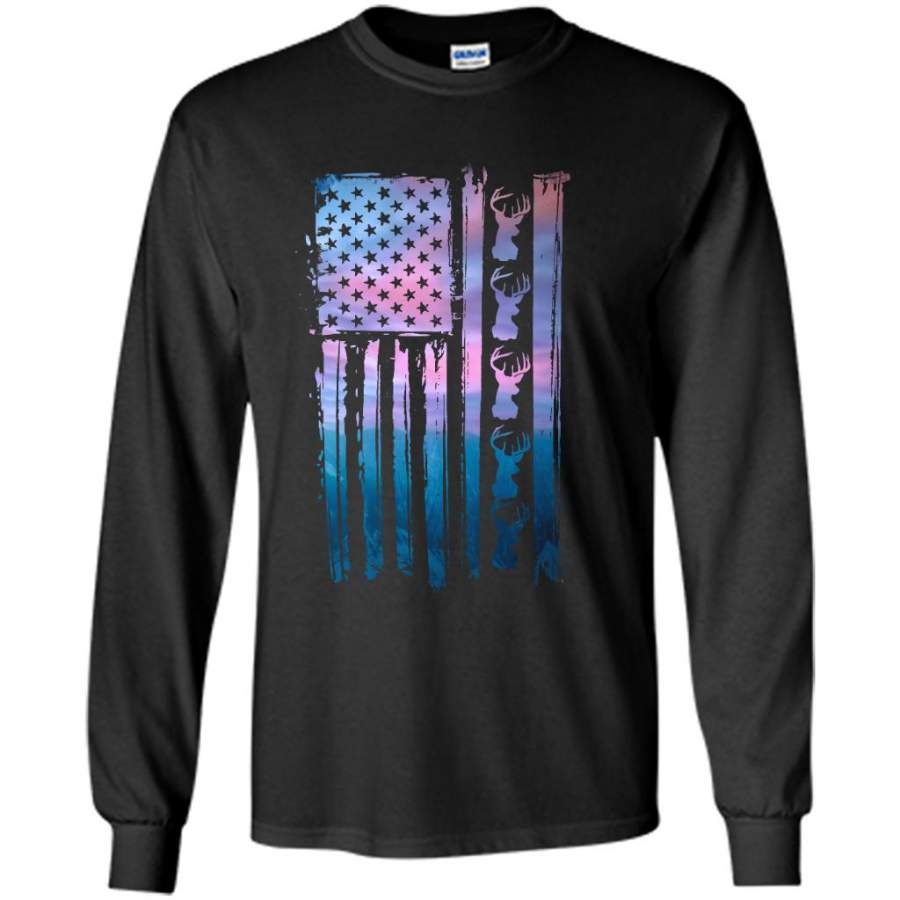 American Deers, Hunting Lover – Gildan Long Sleeve Shirt