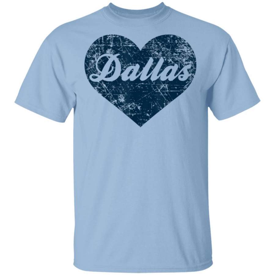 Dallas Heart Shirt, Texas Gift T-Shirt