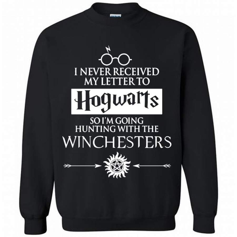 I Never Received My Letter To So I’m Going Hunting With The Winchesters – Gildan Crewneck Sweatshirt