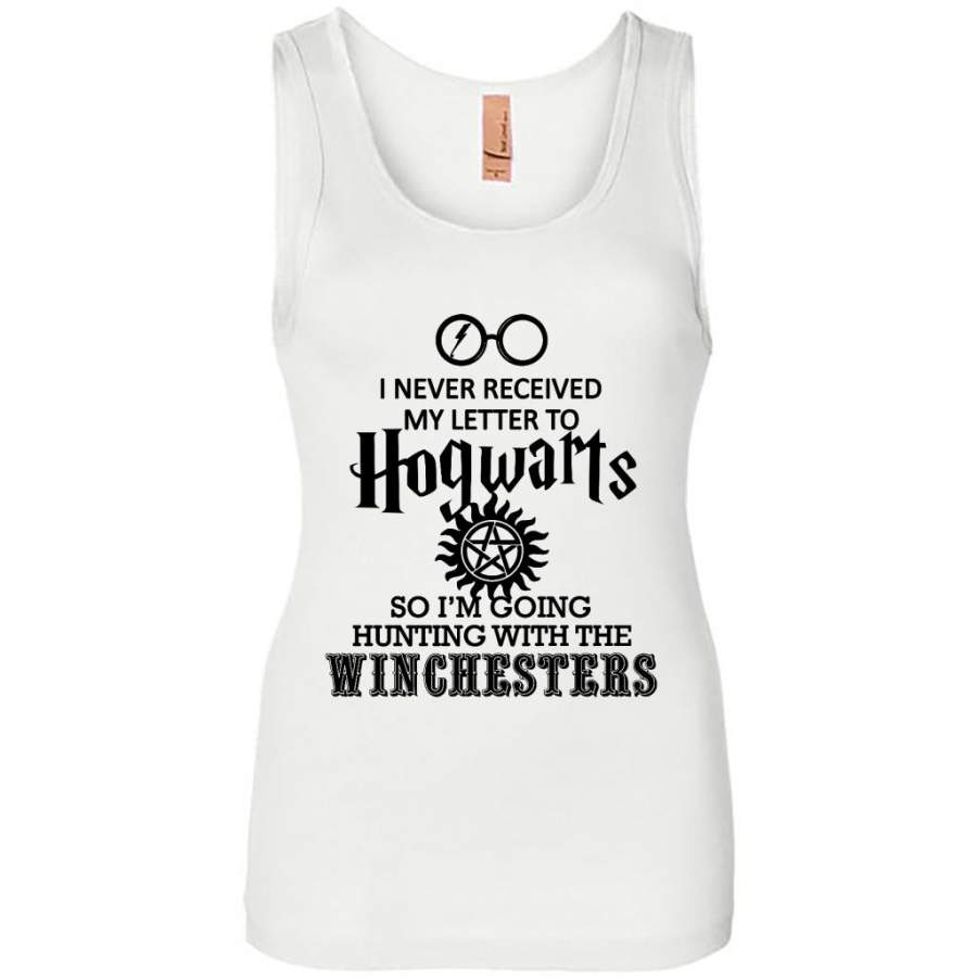 I Never Received My Letter To Hogwarts So I’m Going Hunting With The Winchesters (w) – Womens Jersey Tank