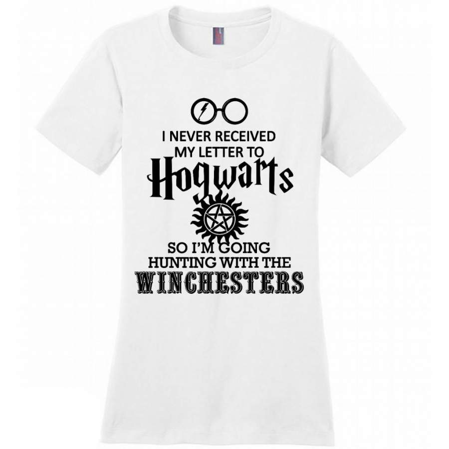 I Never Received My Letter To Hogwarts So I’m Going Hunting With The Winchesters (w) – District Made Women Shirt