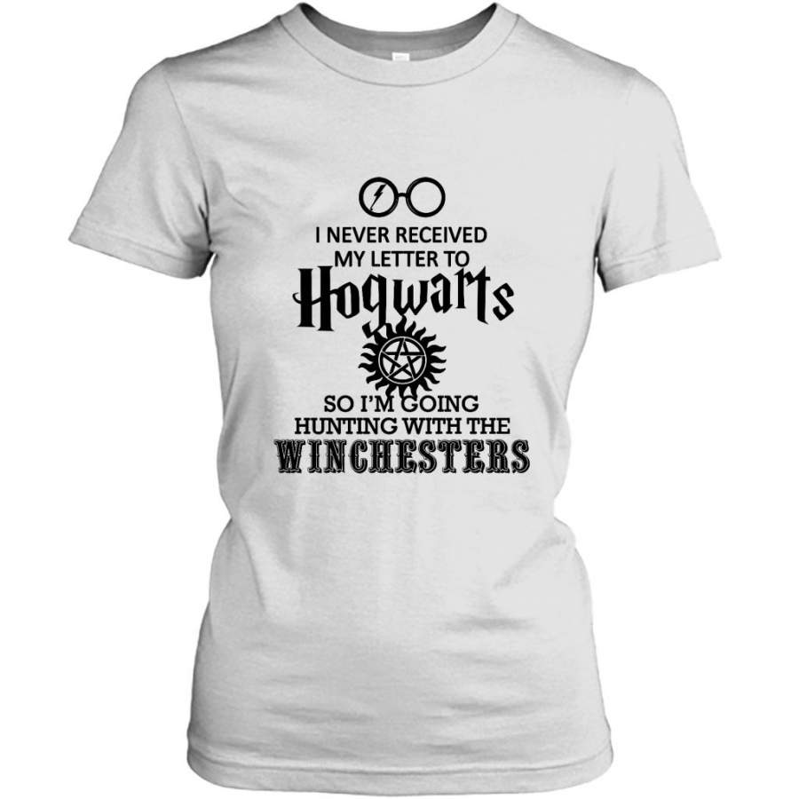 I Never Received My Letter To Hogwarts So I’m Going Hunting With The Winchesters (w) – Gildan Women Shirt