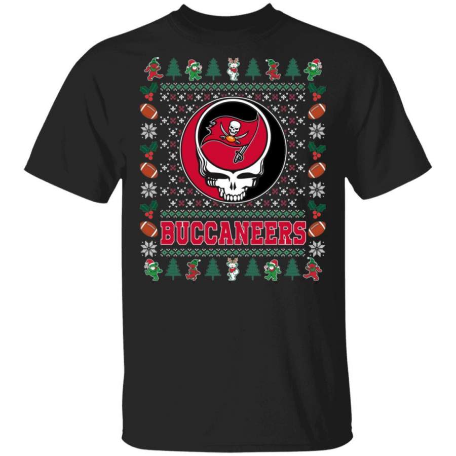 Christmas Grateful Dead Buccaneers T-Shirt Deadhead Tee VA08