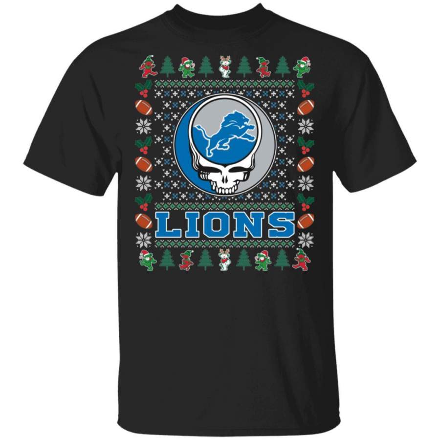 Christmas Grateful Dead Lions T-Shirt Deadhead Tee VA08