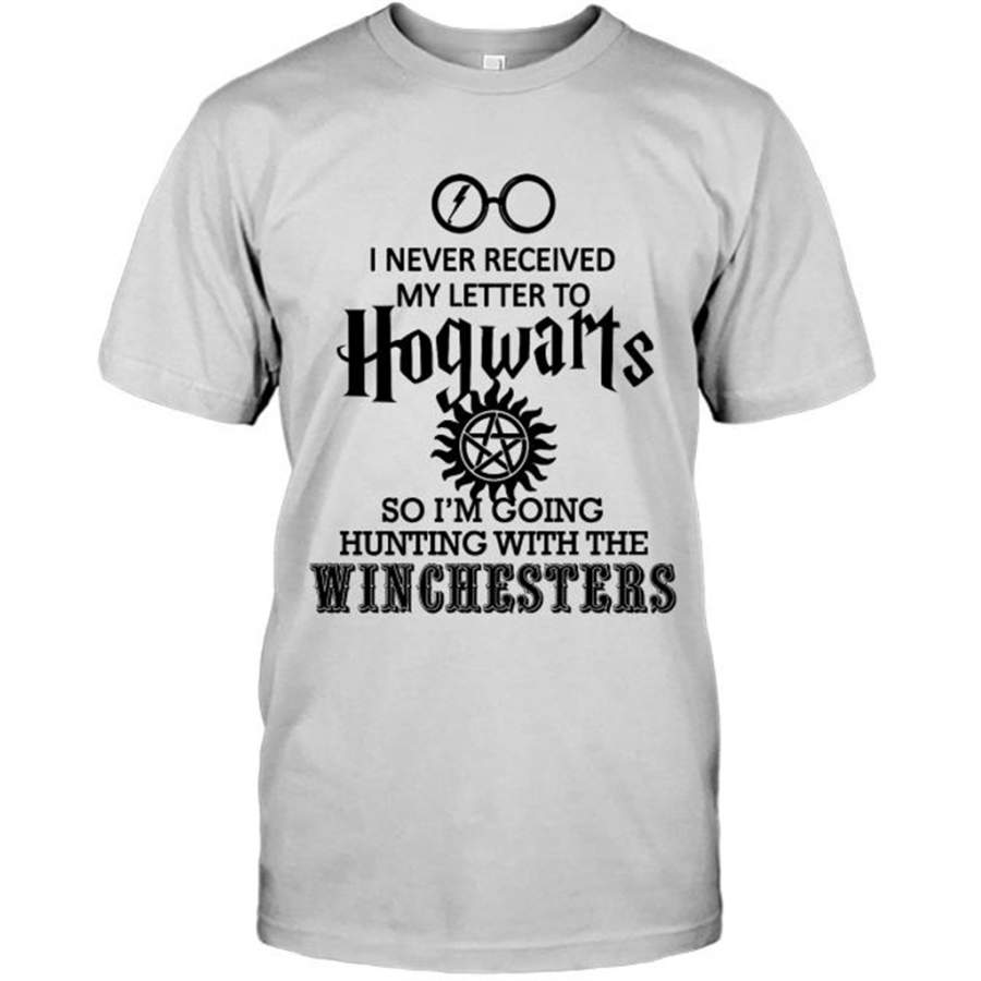 I Never Received My Letter To Hogwarts So I’m Going Hunting With The Winchesters (w) – Gildan Short Sleeve Shirt