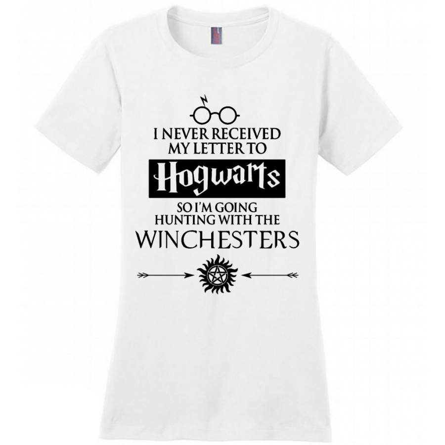 I Never Received My Letter To So I’m Going Hunting With The Winchesters (w) – District Made Women Shirt