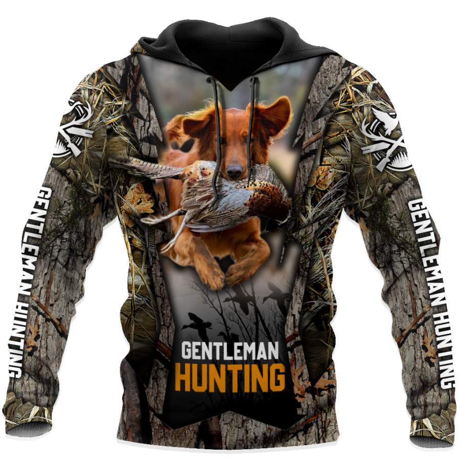 Deer Hunting 3D Over Printed Unisex Deluxe Hoodie ML VP20112005