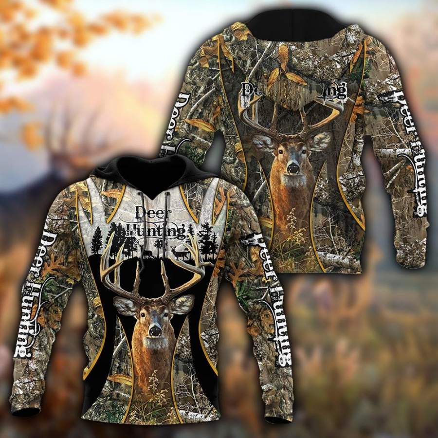 Deer Hunting Hoodie 3D All Over Printed Shirts For Men AM082056-LAM