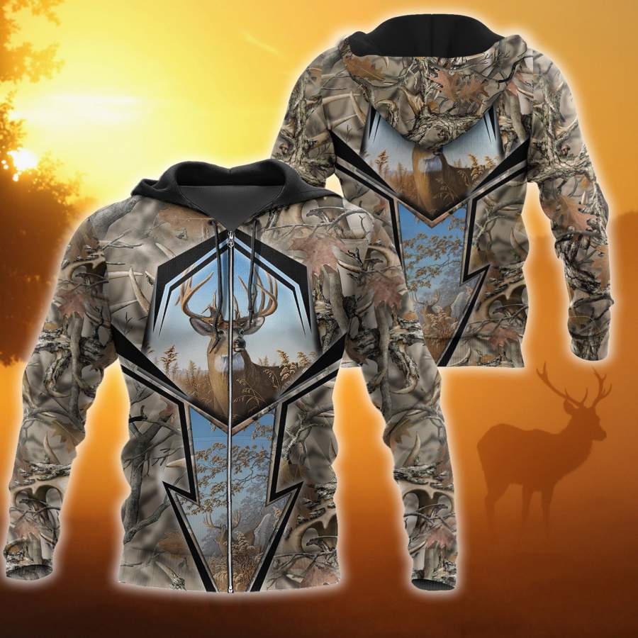 Deer Hunting Hoodie 3D All Over Printed Shirts For Men NTN08172002-LAM