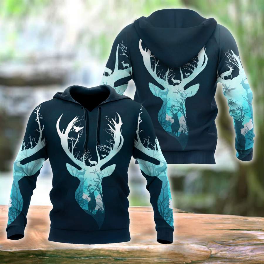 Deer Hunting Hoodie 3D All Over Printed Shirts For Men LAM20060801-LAM