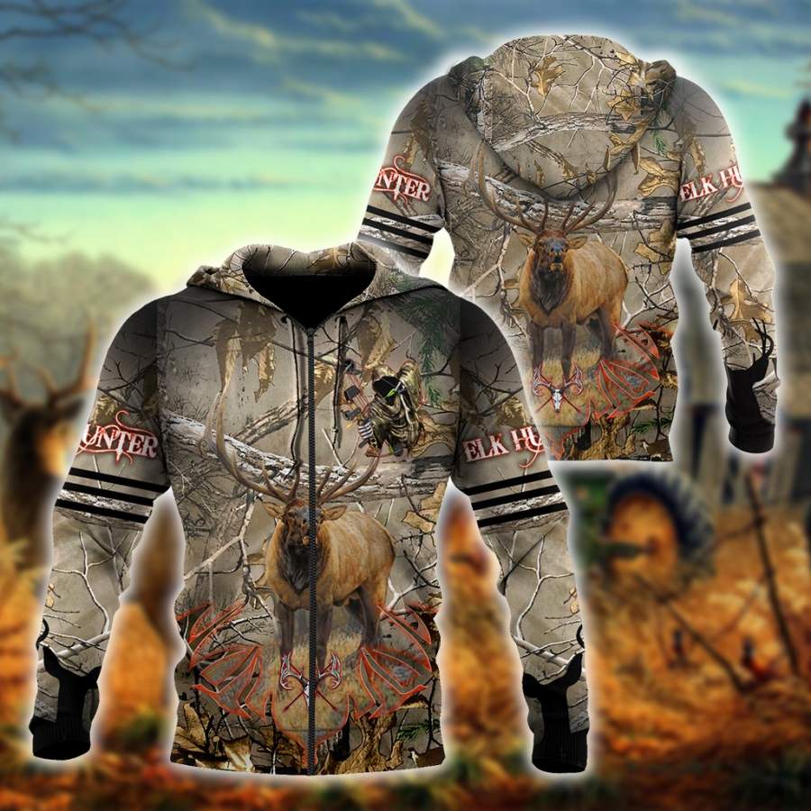 Deer Hunting Hoodie 3D All Over Printed Shirts For Men MH0808202-LAM