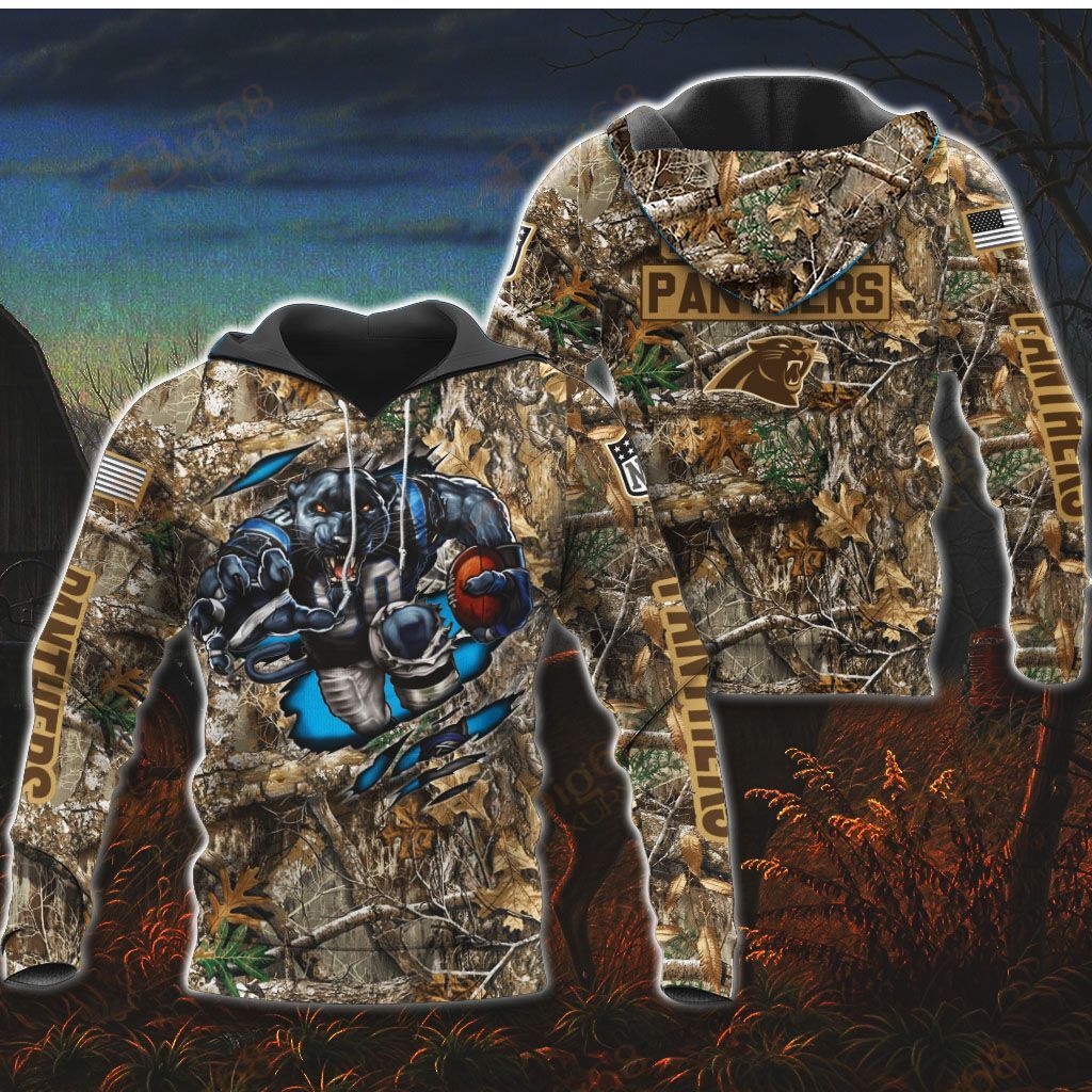 Carolina Panthers Hunting Shirt 04 M6BTH0709