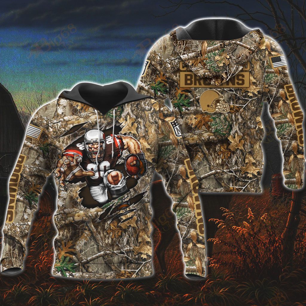 Cleveland Browns Hunting Shirt 04 M6BTH0711