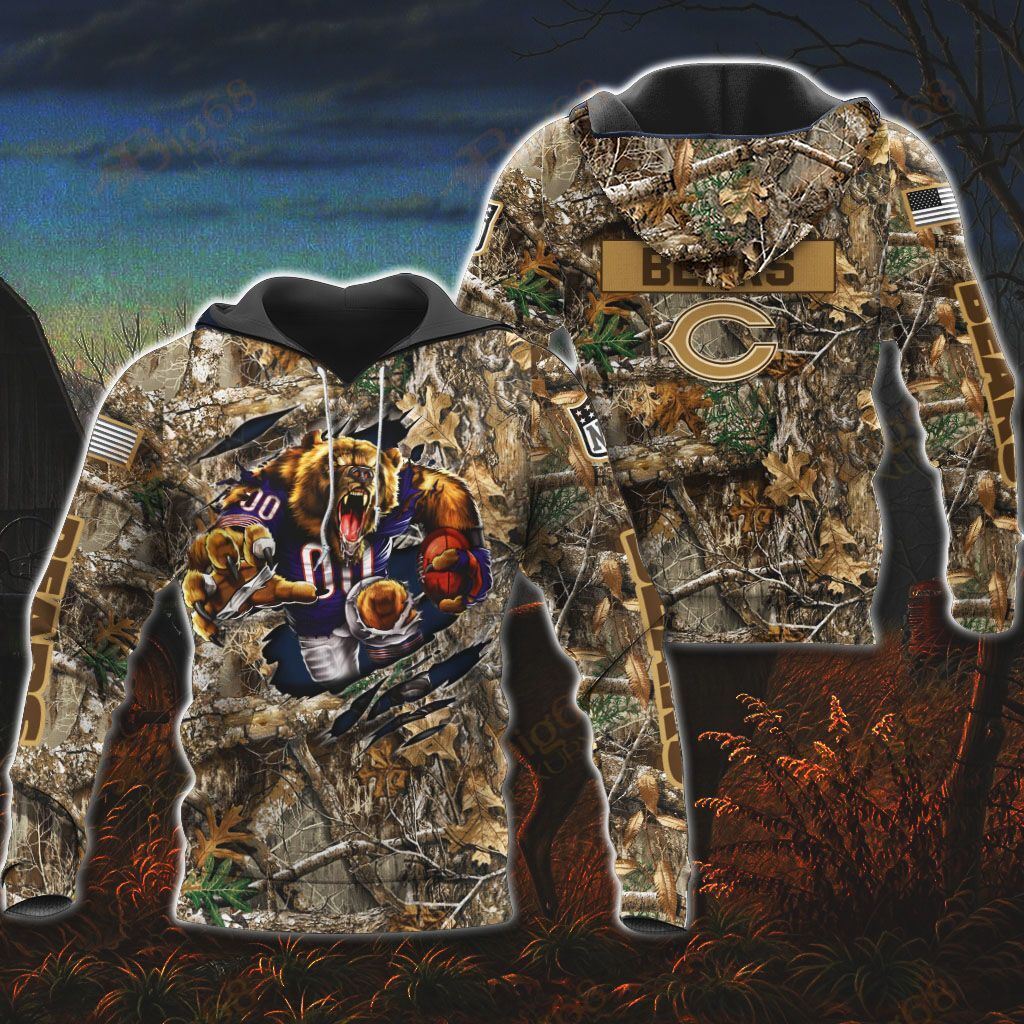 Chicago Bears Hunting Shirt 04 M6BTH0717